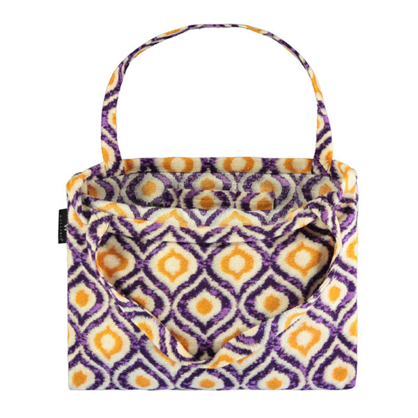Wallabag Retro Wooly Purple Orange