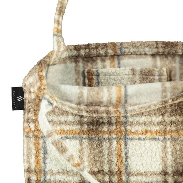 Wallabag Checkie Teddy Beige/Brown