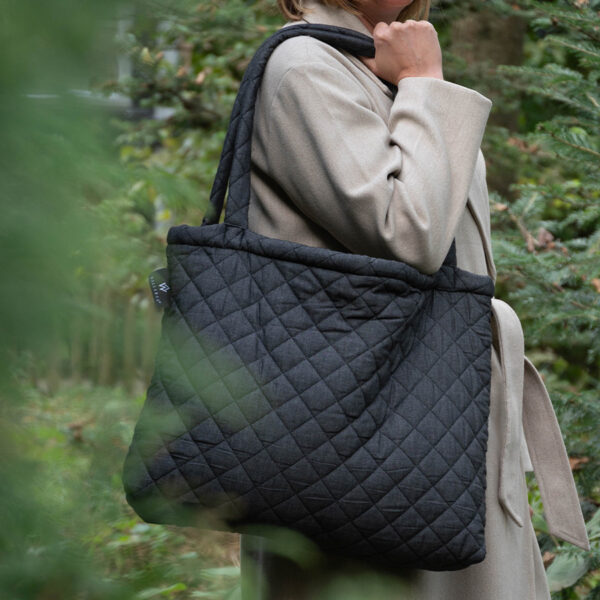 Wallabag Denim Stepped Black