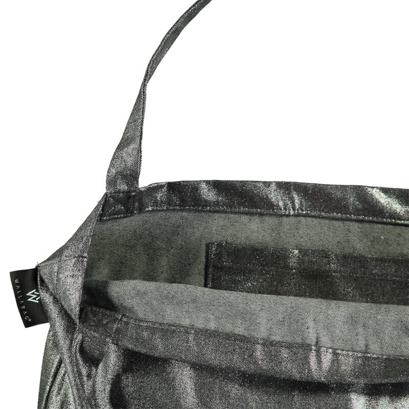 Wallabag-Metallic-Denim-Silver-Black-3 Wallabag Metallic Denim Silver Black