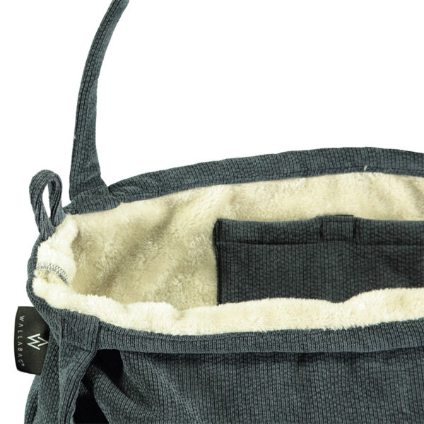 Wallabag Structure Corduroy Black