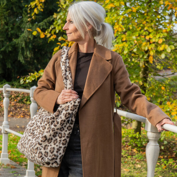 Wallabag Teddy Leopard Brown