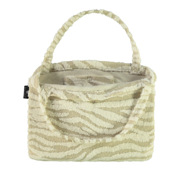 Wallabag Teddy Zebra Off White
